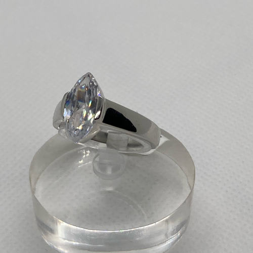AAA CZ Large Marquee Ring