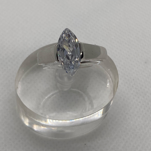 AAA CZ Large Marquee Ring