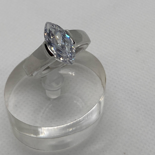 AAA CZ Large Marquee Ring