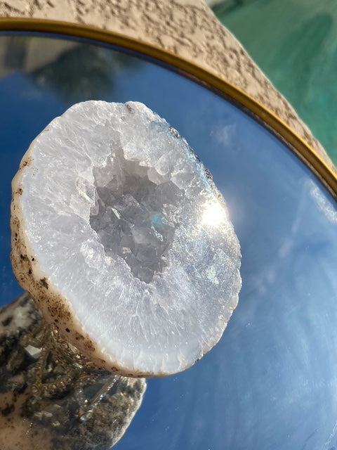 Druzy Quartz Geode